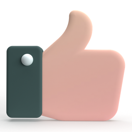 Thumbs Up  3D Icon