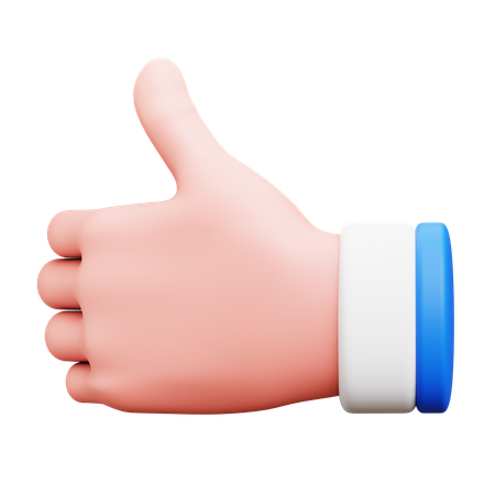 Thumbs Up  3D Icon