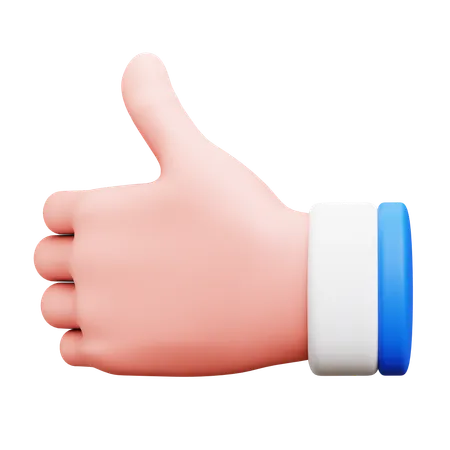 Thumbs Up  3D Icon