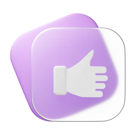 Thumbs Up  3D Icon