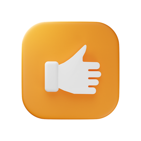 Thumbs Up  3D Icon