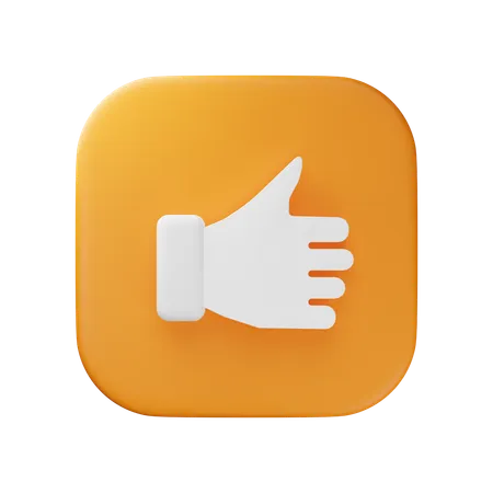 Thumbs Up  3D Icon