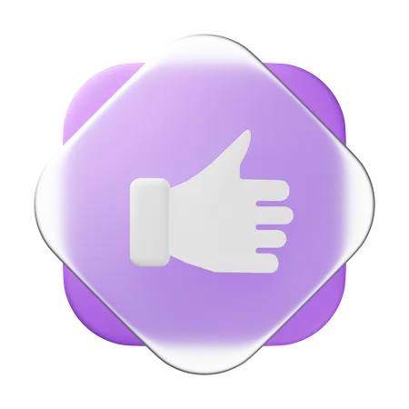 Thumbs Up  3D Icon