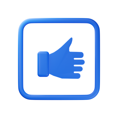 Thumbs Up  3D Icon