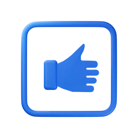 Thumbs Up  3D Icon