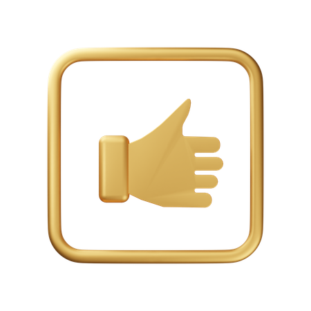 Thumbs Up  3D Icon