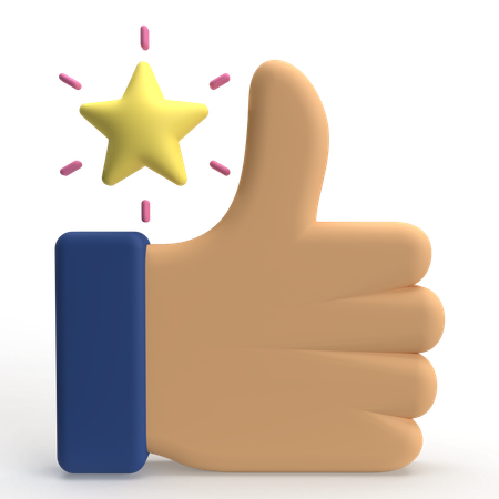 Thumbs Up  3D Icon