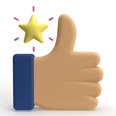 Thumbs Up  3D Icon