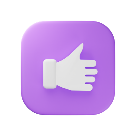 Thumbs Up  3D Icon