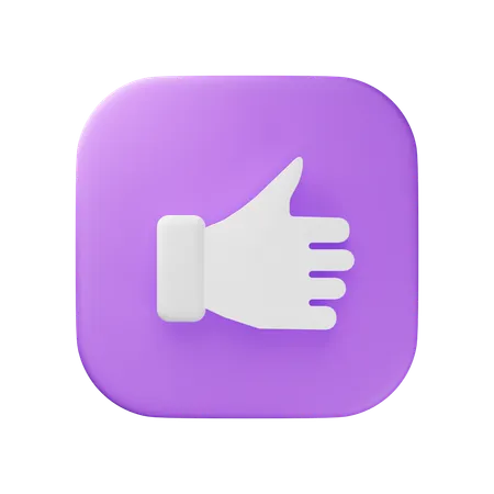 Thumbs Up  3D Icon