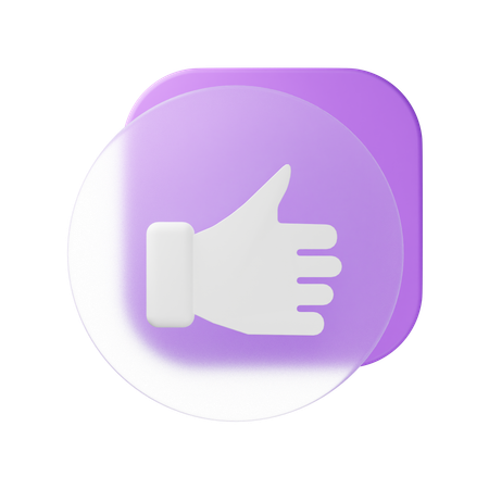 Thumbs Up  3D Icon