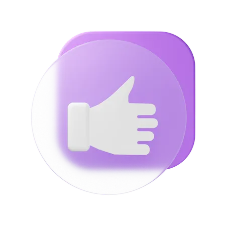 Thumbs Up  3D Icon