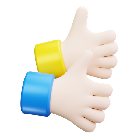 Thumbs Up  3D Icon