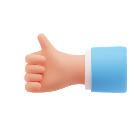 Thumbs up  3D Icon