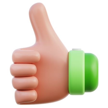 Thumbs up  3D Icon