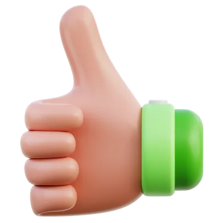 Thumbs up  3D Icon