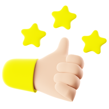 Thumbs Up  3D Icon
