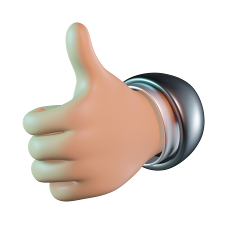 Thumbs Up  3D Icon