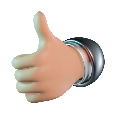 Thumbs Up  3D Icon