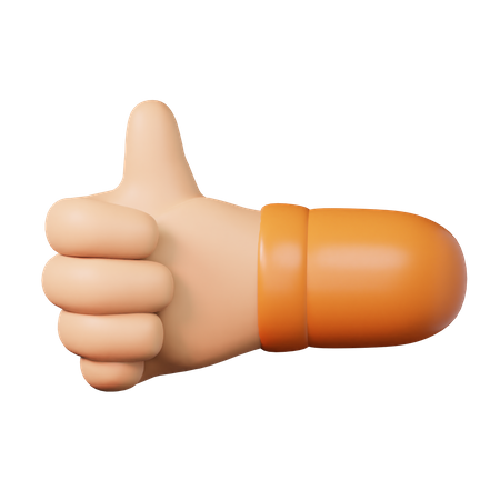 Thumbs Up  3D Icon