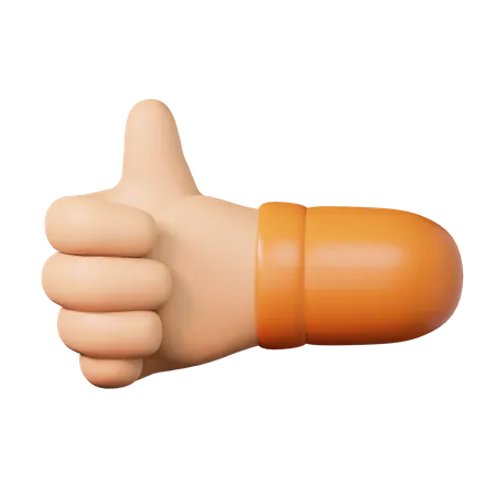 Thumbs Up  3D Icon