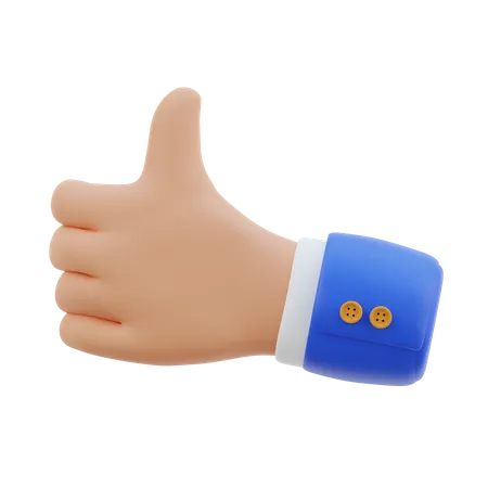 Thumbs Up  3D Icon