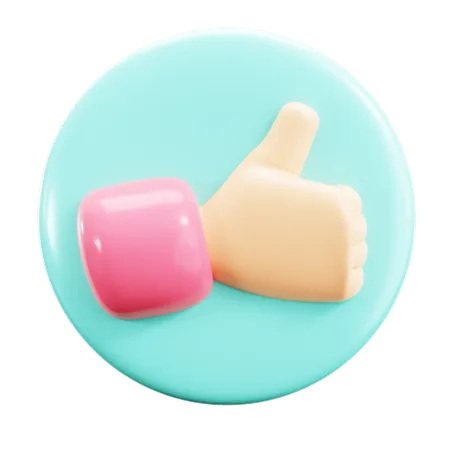 Thumbs Up  3D Icon