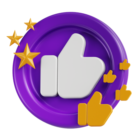 Thumbs Up  3D Icon