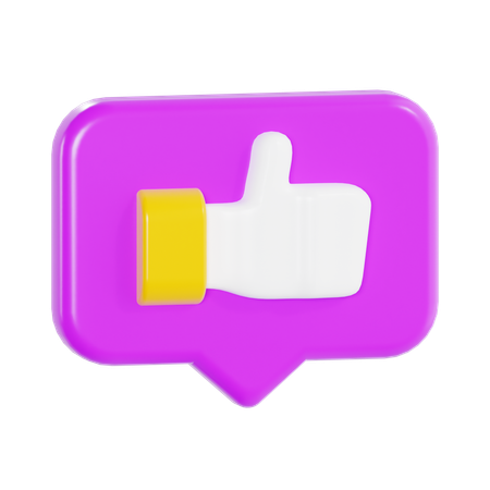 Thumbs Up  3D Icon