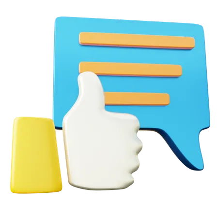 Thumbs Up  3D Icon