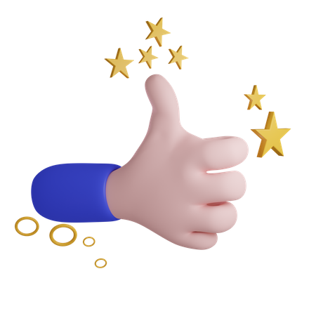 Thumbs Up  3D Icon