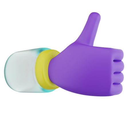 Thumbs Up  3D Icon