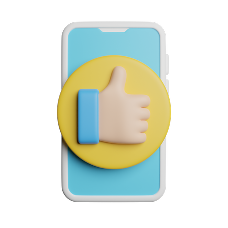 Thumbs Up  3D Icon