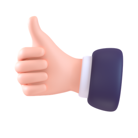 Thumbs Up  3D Icon