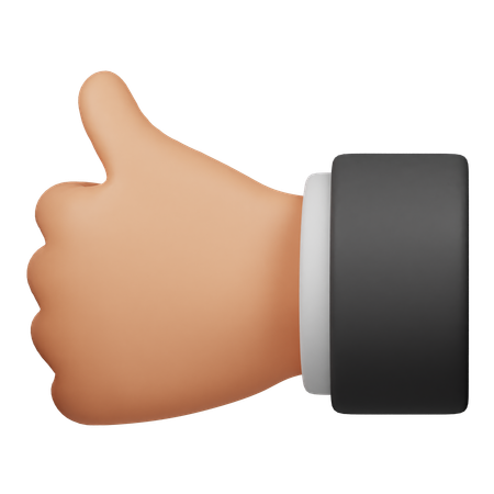 Thumbs Up  3D Icon