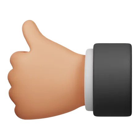 Thumbs Up  3D Icon