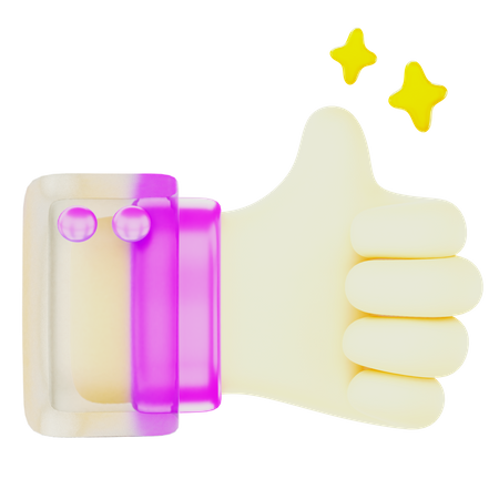 Thumbs Up  3D Icon