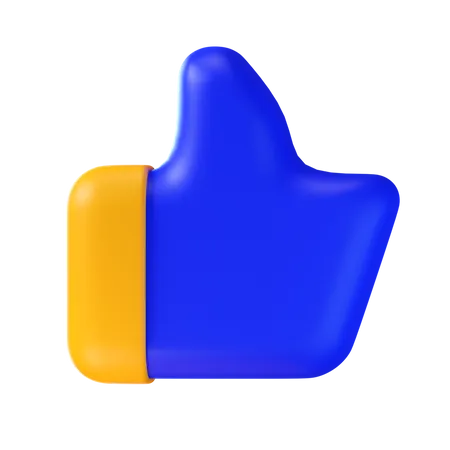 Thumbs Up  3D Icon