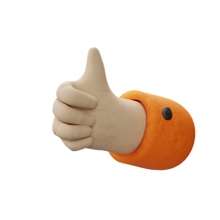 Thumbs Up  3D Icon