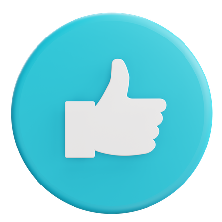 Thumbs Up  3D Icon