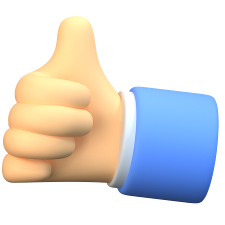 Thumbs Up  3D Icon