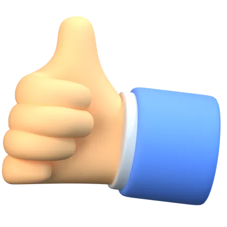 Thumbs Up  3D Icon