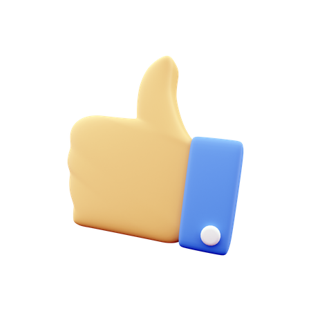 Thumbs Up  3D Icon