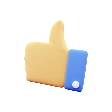 Thumbs Up  3D Icon