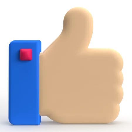 Thumbs Up  3D Icon