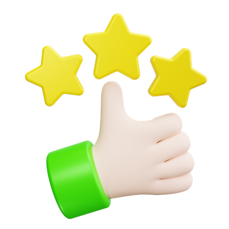 Thumbs Up  3D Icon