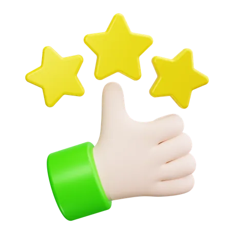 Thumbs Up  3D Icon