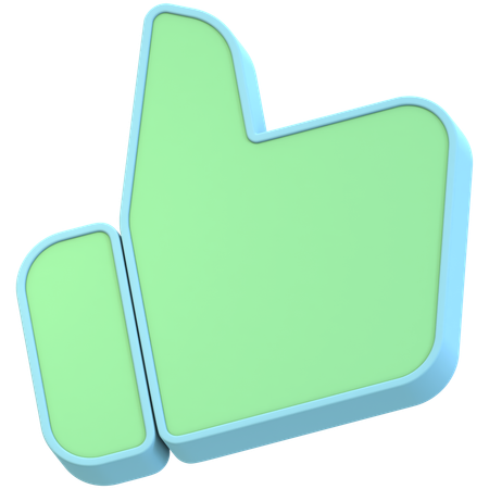 Thumbs Up  3D Icon