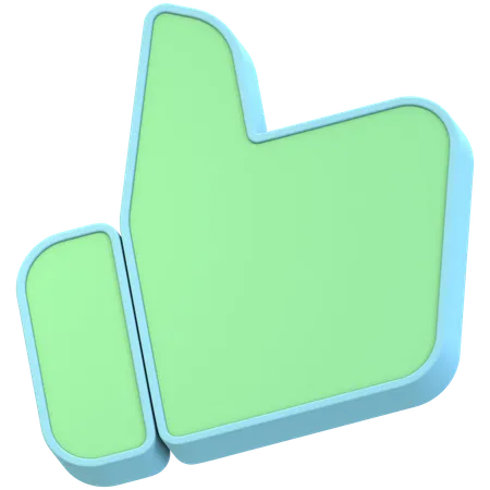 Thumbs Up  3D Icon