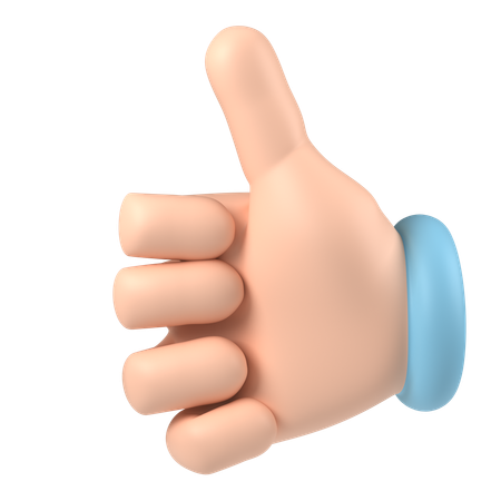 Thumbs Up  3D Icon